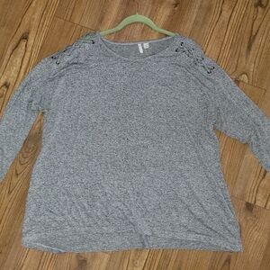 Gray Women's Top